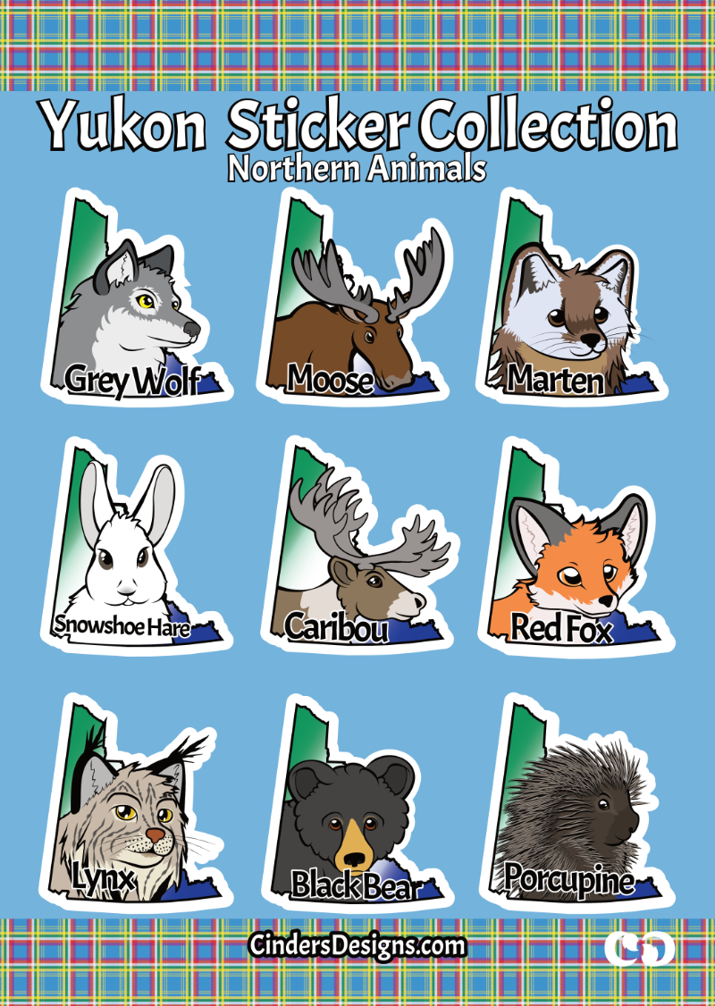 Yukon Sticker Collection